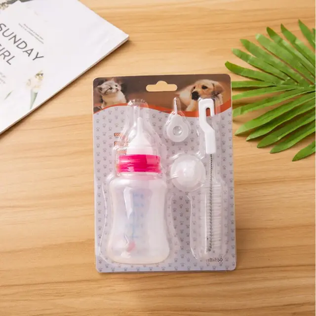 Pet Multi Pacifier Soft Spout With Bottle Brush 3 Piece Set Pink - Shop at LoveMi