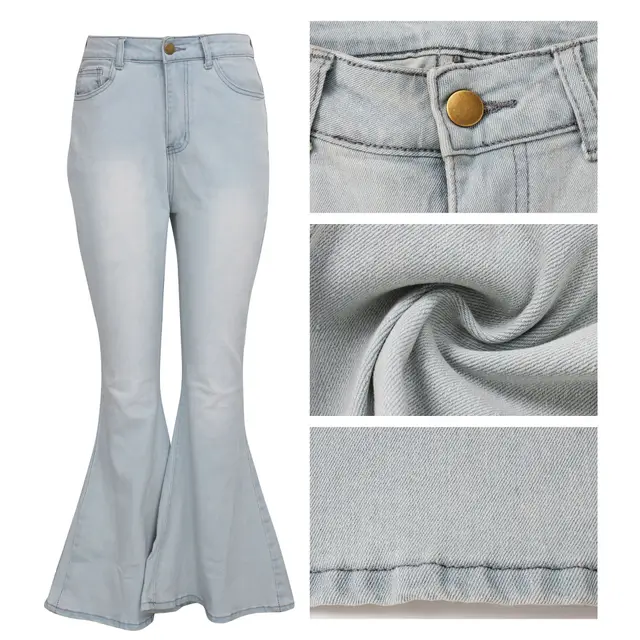 Fashion Slim Fit All match Denim Light Blue - Shop at LoveMi
