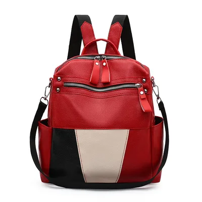 Women's Fashion All Match Large Capacity Bag Red - Shop at LoveMi