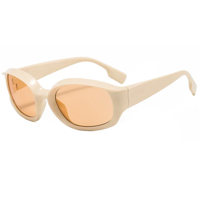 Cycling Sunglasses UV Protection Ladies Sunglasses Cross border Trend Beige - Shop at LoveMi