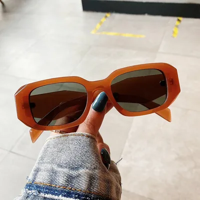 Women's Trendy Sun Fashion Square Sunglasses Caramel Colour - Shop at LoveMi