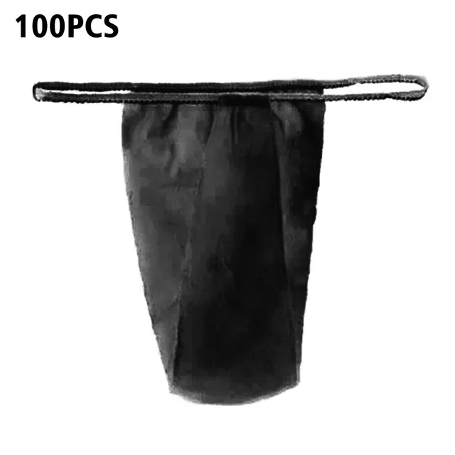 Women's Nonwoven Breathable Disposable Sauna Paper Panties Black - Shop at LoveMi