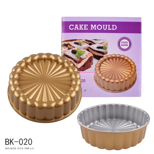 Thickened Cast Aluminum Hollow Double sided Non stick Baking Pan Mold Bkmg020 Golden Lace - Shop at LoveMi
