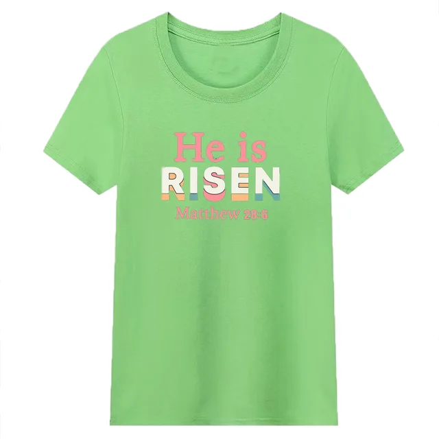 Chapel Of Jesus Christ Tee Harajuku Short Sleeve Ladies Green - Shop at LoveMi