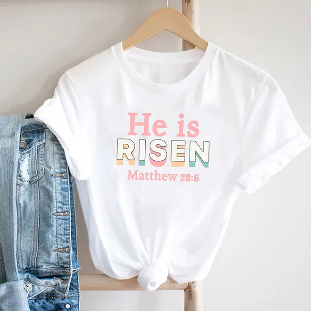 Chapel Of Jesus Christ Tee Harajuku Short Sleeve Ladies White - Shop at LoveMi