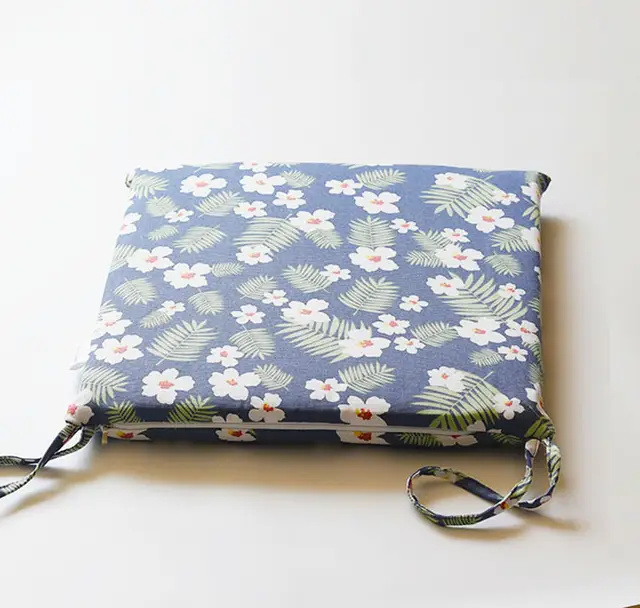 Office Chair Japanese Tatami Linen Cushion Green Leaves - Shop at LoveMi