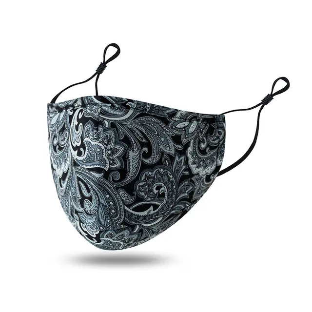 Men's And Women's Mouth Cover Dustproof Breathable Washable Printing H - Shop at LoveMi