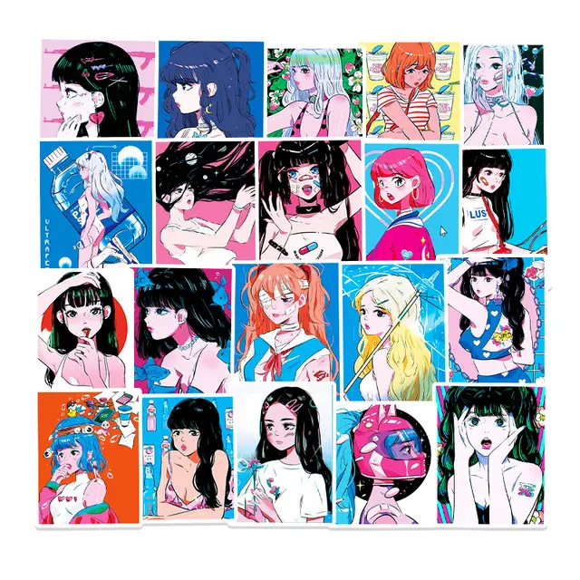 DIY Phone Case50 Sweet Girl Doodle Stickers 50Sheets - Shop at LoveMi