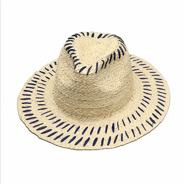 Spring Summer Flat Top Embroidered Visor Hat Herbal - Shop at LoveMi