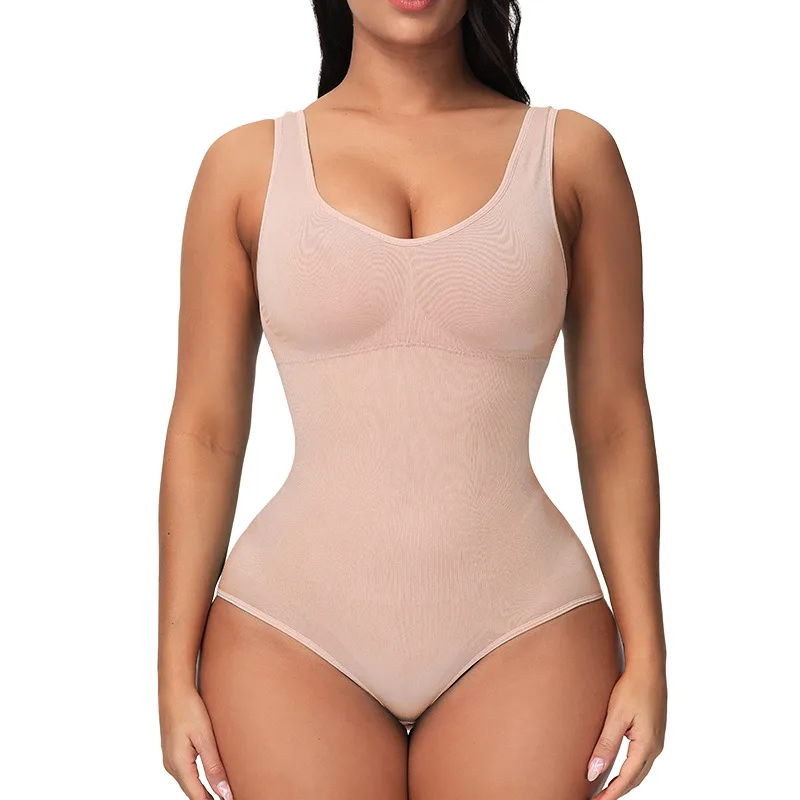 Women's Seamless Body Corset Tummy Apricot - Shop at LoveMi