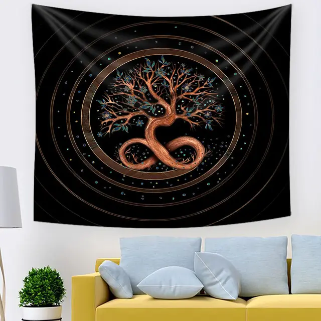 Tree Of Life Tapestry Home Room Decoration Student Dormitory Bedside Gt0758 - Shop at LoveMi
