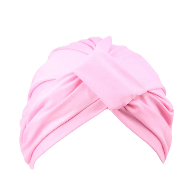Angled Cotton Faux Knit Fabric Solid Yoga Indian Hat Pink - Shop at LoveMi