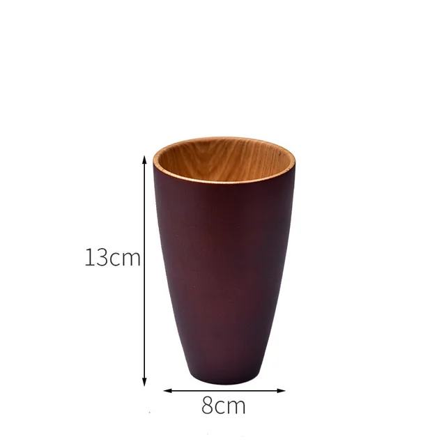 Eco friendly Anti scald Wooden Tea Cup Goblet Inside The Original Cup - Shop at LoveMi