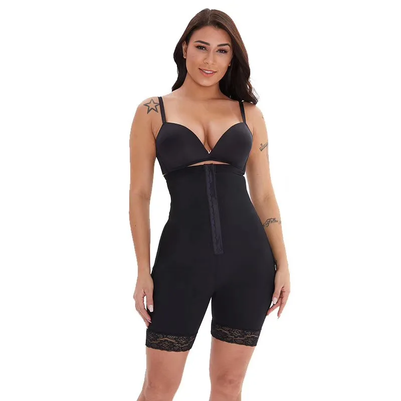 Wear High waisted Body shaping Breathable Breast supporting Corset Shapewear Black - Shop at LoveMi