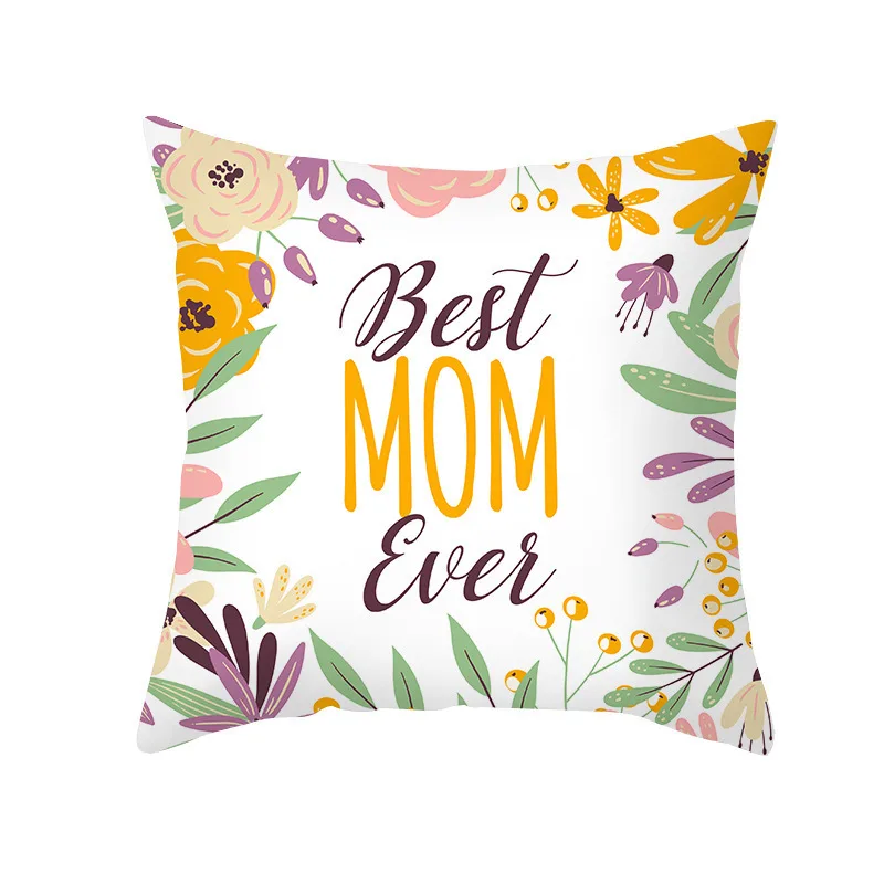 Nordic Mother's Day Pillowcase Peach Skin - H