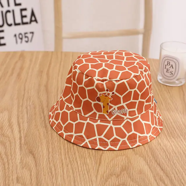 Cartoon Casual Fisherman Summer Sunshade Hat Leopard Print - Shop at LoveMi