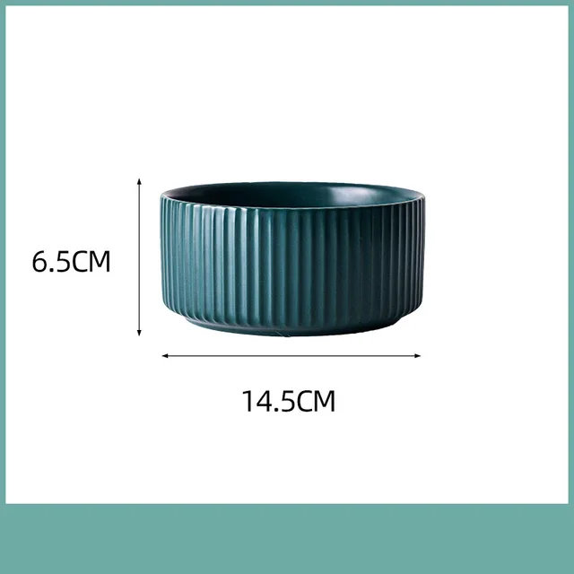 Creative Personality Household Ceramic Bowl Tableware Green - Shop at LoveMi