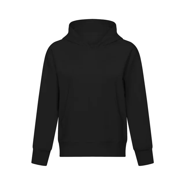 Ladies Warm Sports Fitness Yoga Top Hoodie Black - Shop at LoveMi
