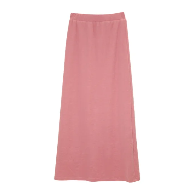 Women's A line Skirt C Skirt Mid length Pink - Shop at LoveMi