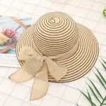 Gauze Bow Beige