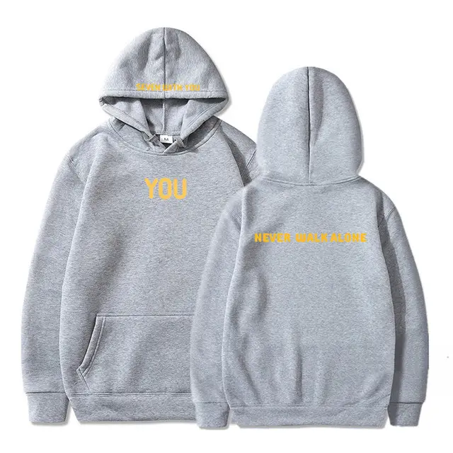 Dark Purple Hoodie Print Sweatshirt Jacket Grey - Shop at LoveMi
