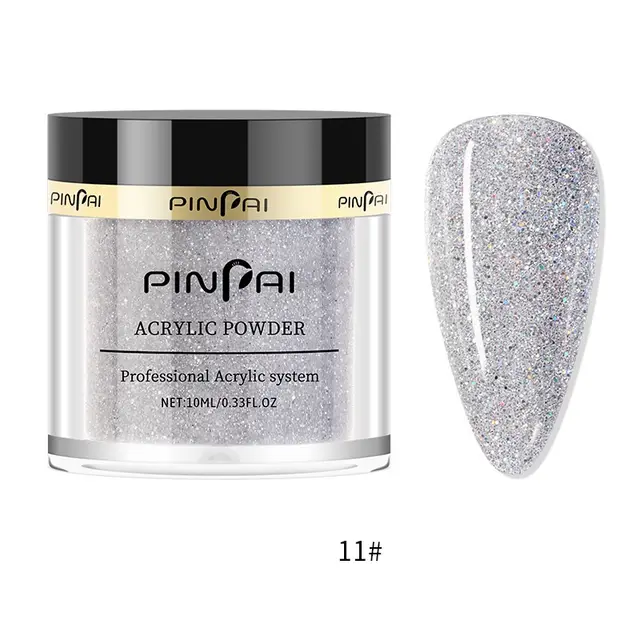 Extends Sticky Drilling Nail Art Crystal Powder 11Color - Shop at LoveMi