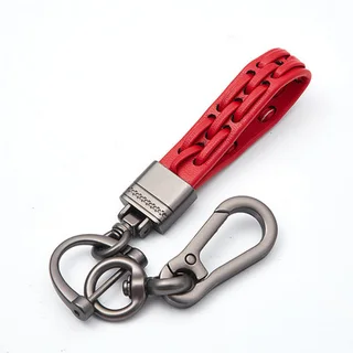 Car Gift Key Weaving Accessories - Gun Color Red