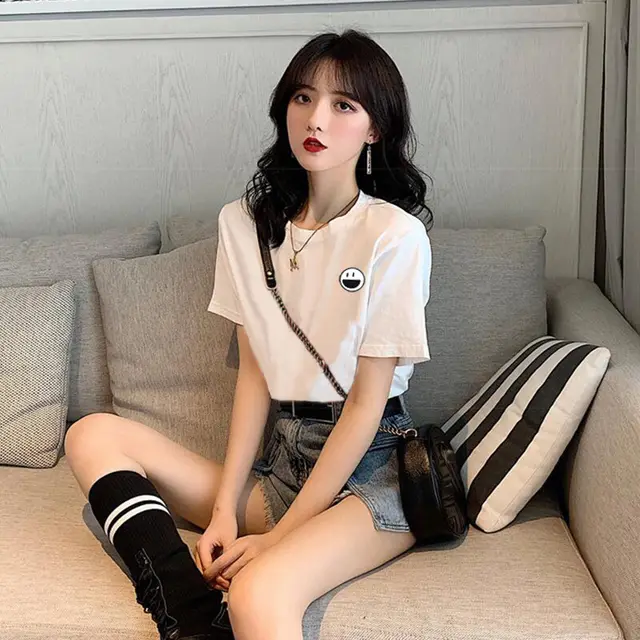 Loose Half sleeved Design Niche Chic Sweet And Spicy Top - Shop at LoveMi