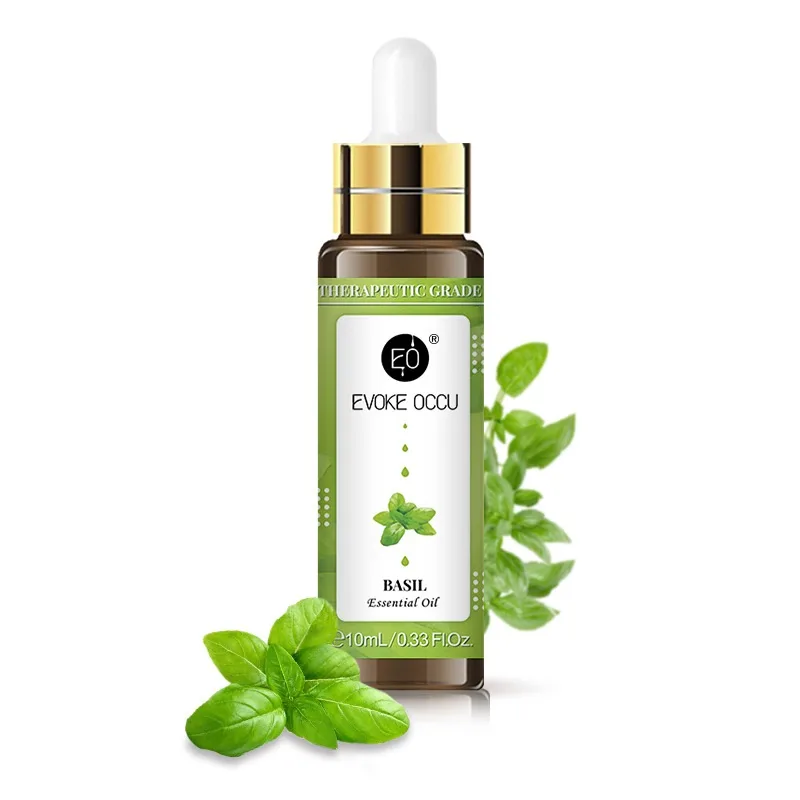 Rose Lavender Aromatherapy Essential Oil With Dropper 10ml Basil - Shop at LoveMi