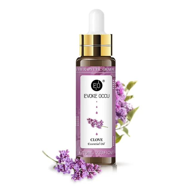 Rose Lavender Aromatherapy Essential Oil With Dropper 10ml Clove - Shop at LoveMi
