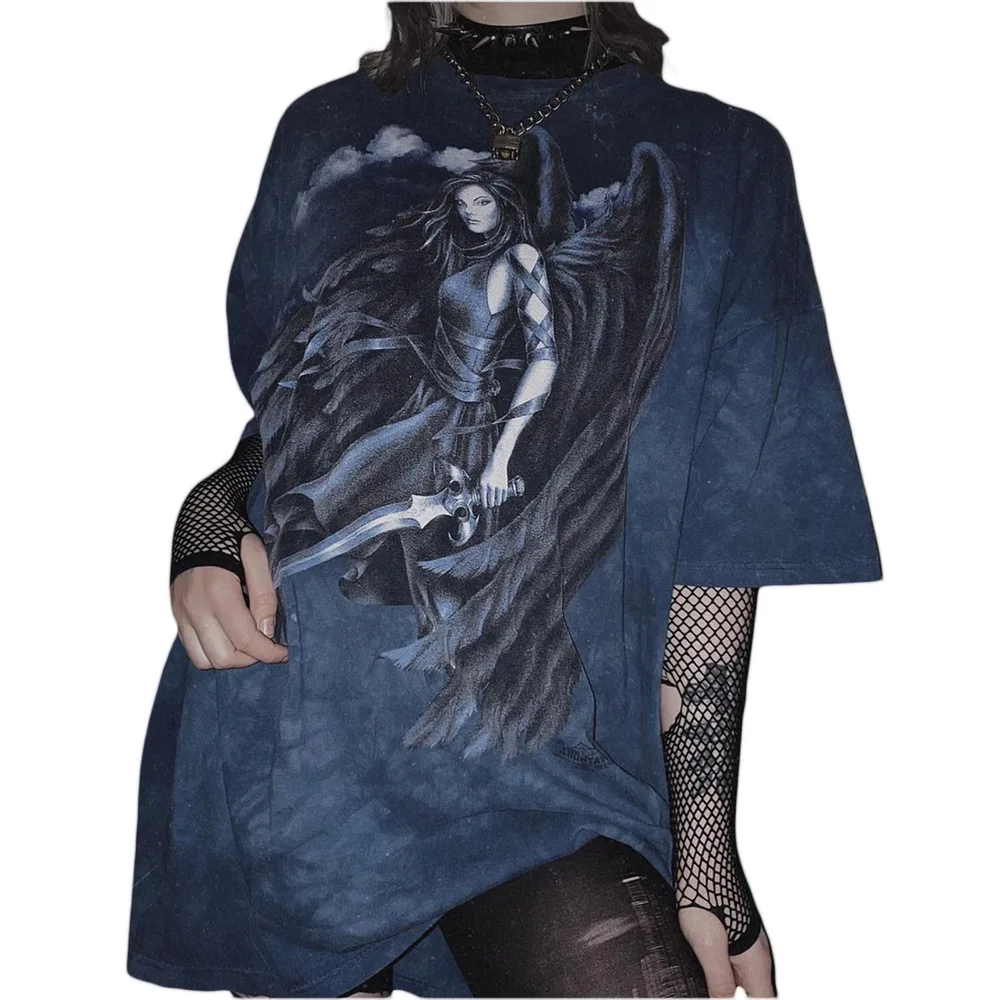 Popular Women's Round Neck Short Sleeve T shirt C M - Shop at LoveMi