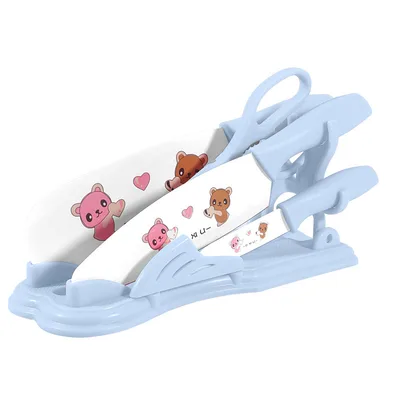 Household Kitchen Knife Fruit Chopping Board Combination Set Blue - Shop at LoveMi