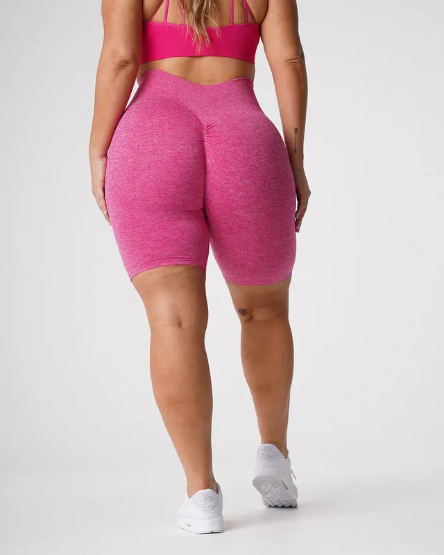 Show Waist Snowflake Seamless Fitness Yoga Shorts Fitness Three Pants Carmine - Shop at LoveMi