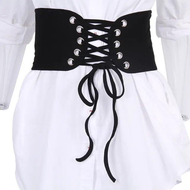 Trendy Clothing Accessories Knitted Pure Color Tied Belt Black S - Shop at LoveMi