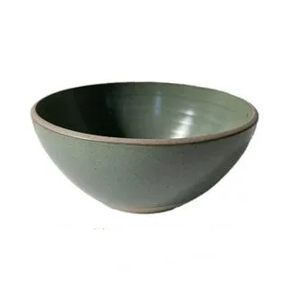 Retro And Old Stoneware Porcelain Color Glaze Relief Household Instant Noodle Bowl T - Shop at LoveMi