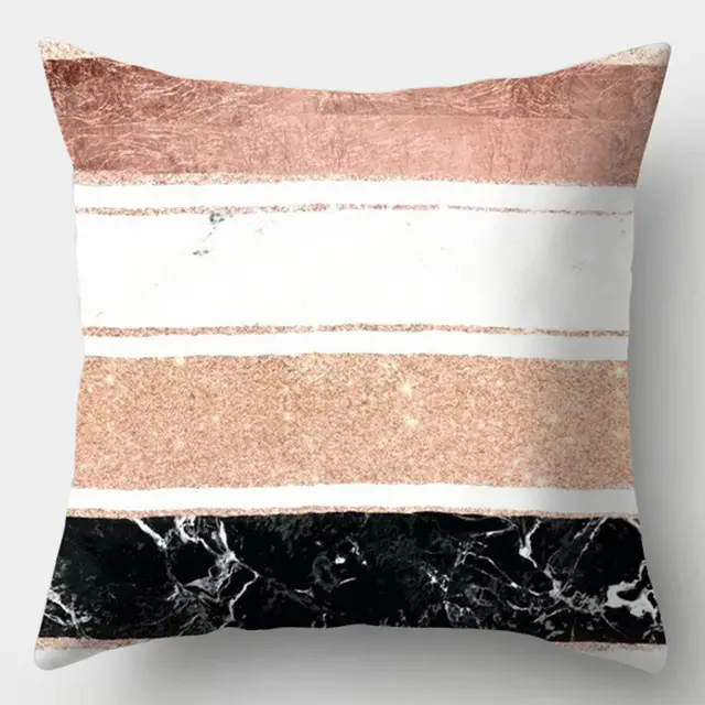 Modern Simple Pillow Home Cushion Geometric Peach Skin Fabric 21 - Shop at LoveMi