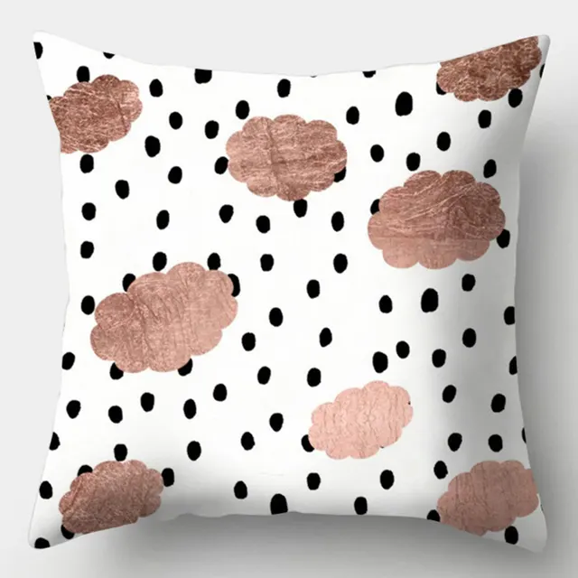 Modern Simple Pillow Home Cushion Geometric Peach Skin Fabric 24 - Shop at LoveMi