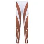 Fashion Casual Sports High Waist Skinny Printed Trousers - White