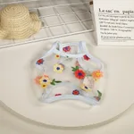 Blue Daisy Vest
