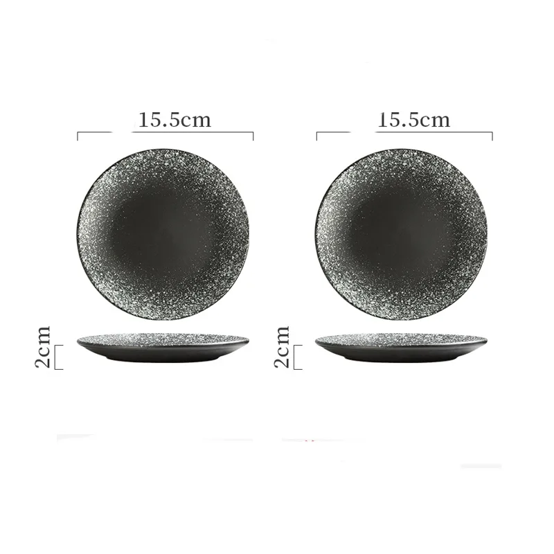 Ceramic Plate Bone Dish Home Set 6Inch Shallow Pan - Shop at LoveMi