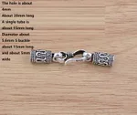 DIY Handmade Jewelry Accessories Bracelet Necklace Rope Connection Buckle - Vintage Silver 4Mm