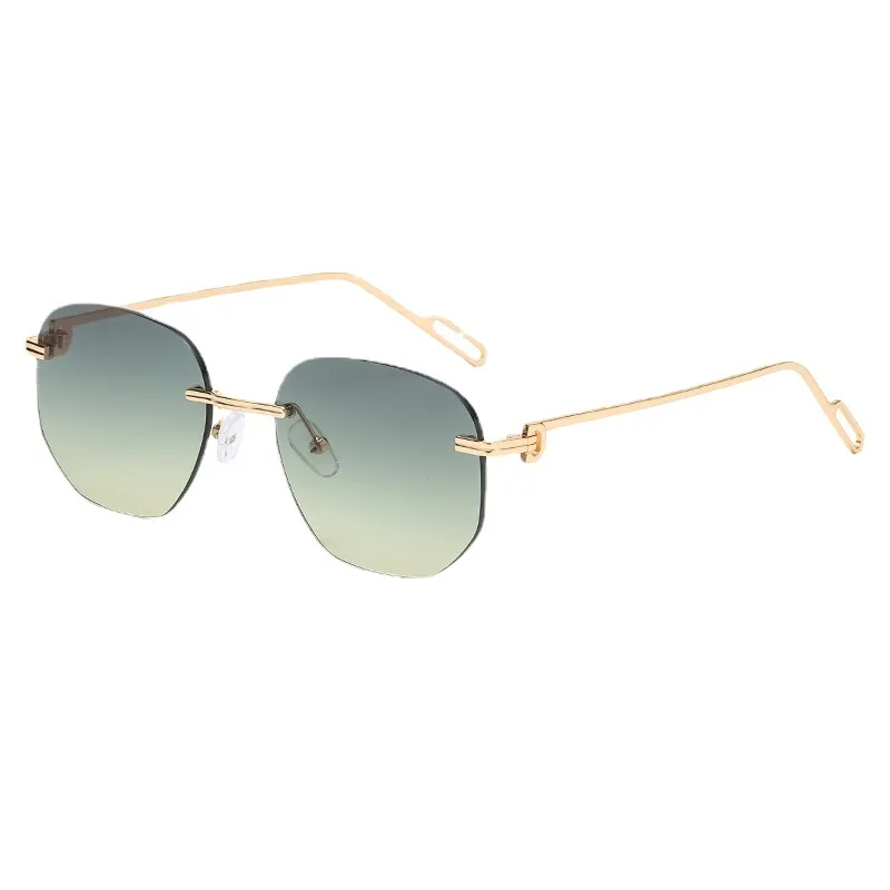 Women's Small Frame Cut Edge Sunglasses - C5