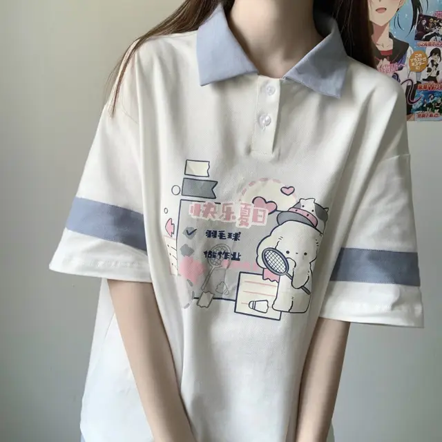 Ins Design Sense Street Style Girl Top White - Shop at LoveMi