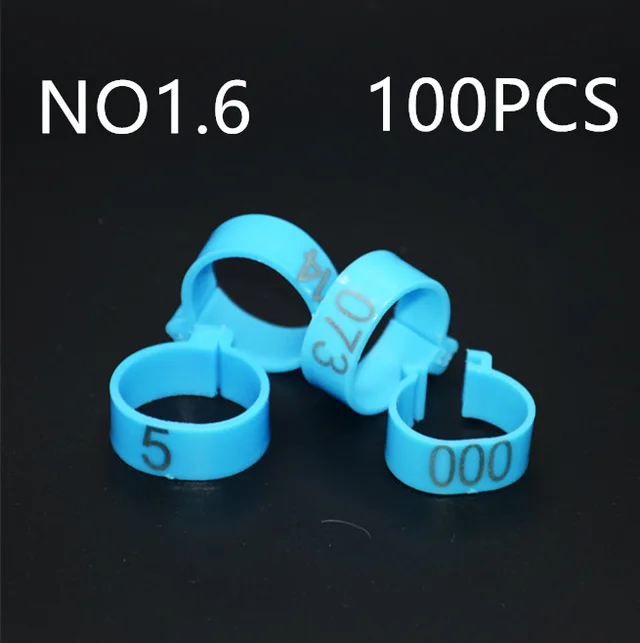 The Chicken Foot Ring 1.6Blue 100Pcs - Shop at LoveMi