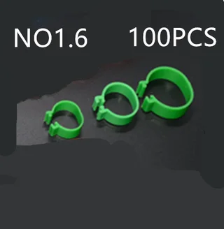 The Chicken Foot Ring - 1.6Green 100Pcs