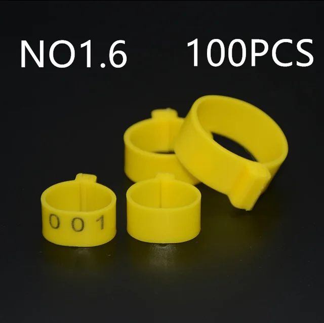 The Chicken Foot Ring 1.6Yellow 100Pcs - Shop at LoveMi