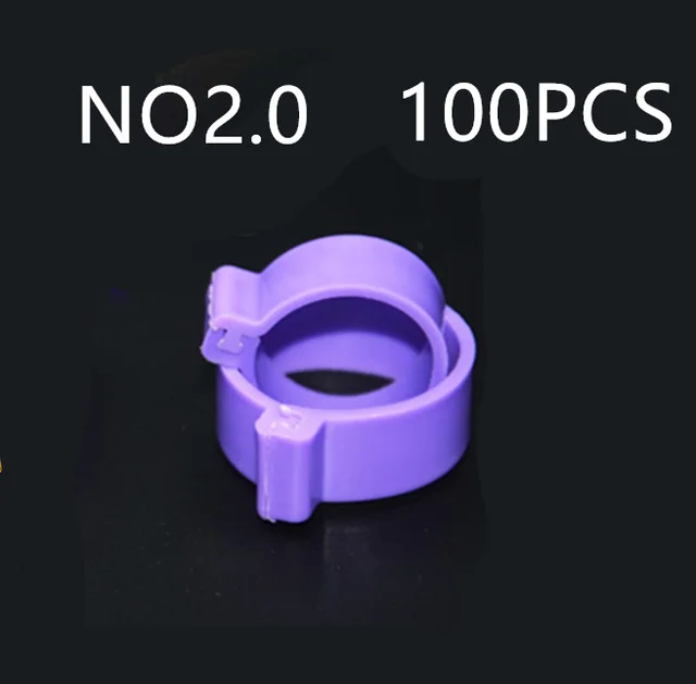 The Chicken Foot Ring 2.0Purple 100Pcs - Shop at LoveMi