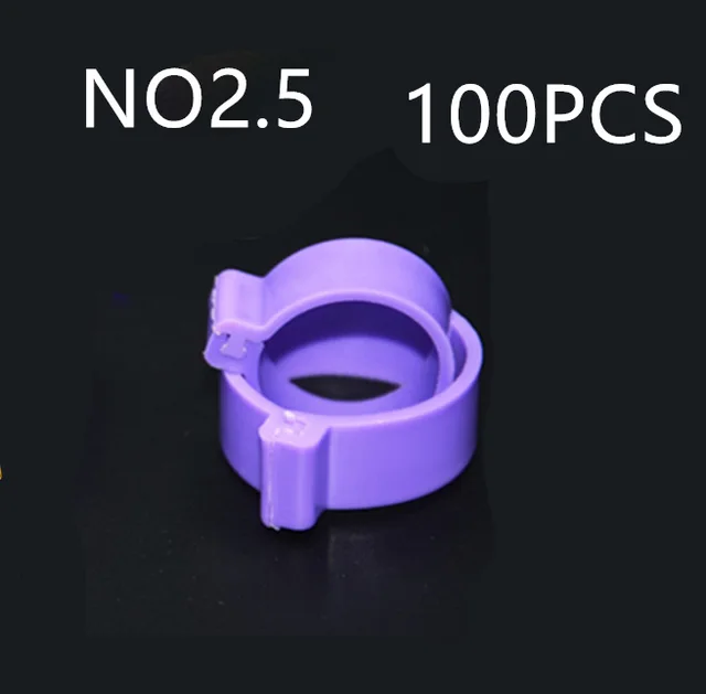 The Chicken Foot Ring 2.5Purple 100Pcs - Shop at LoveMi