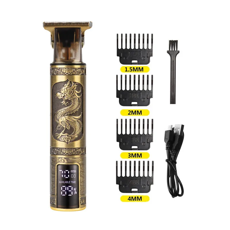 Digital Display Electric Stainless Steel Hair Clipper Paris Tower - Shop at LoveMi