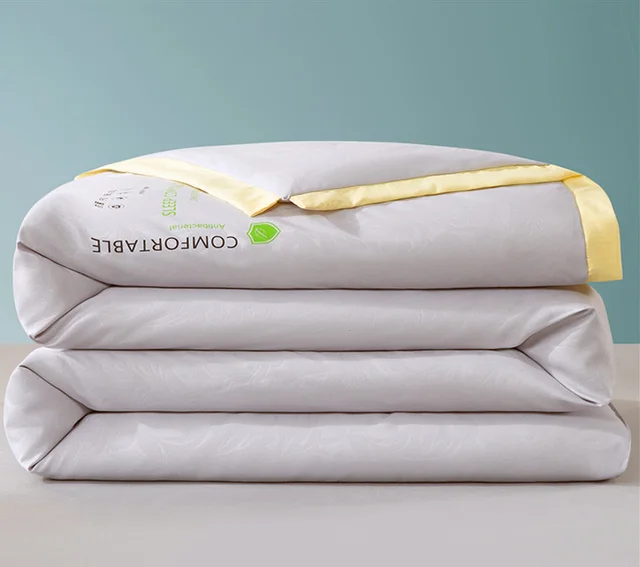 Soy Fiber Summer Cotton Air Conditioner Quilt Machine Washable Lace Grey - Shop at LoveMi